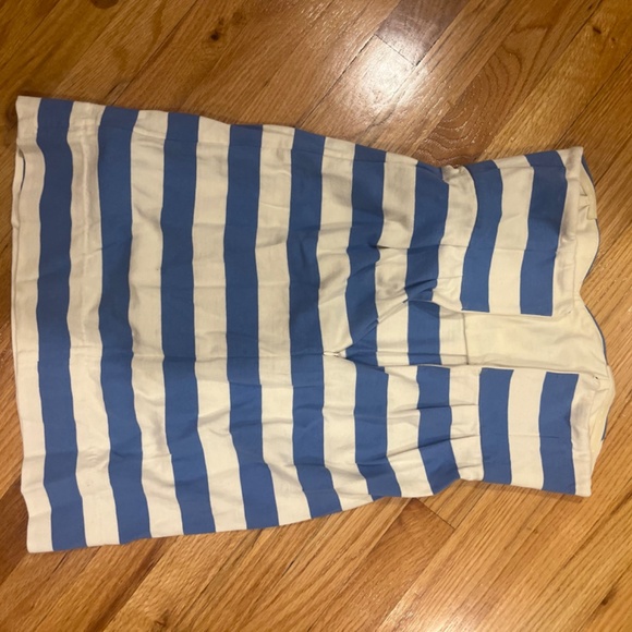 Strapless blue and white dress - Picture 2 of 2